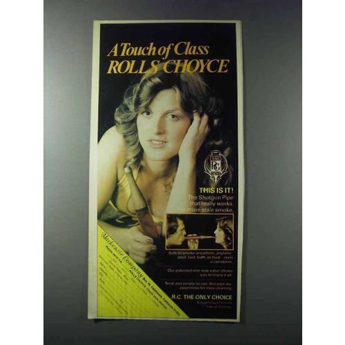 1981 Mackenzie Rolls Choyce Shotgun Pipe Ad - Class