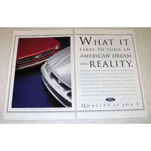 1994 Ford Mustang Car Ad - Dream Into Reality