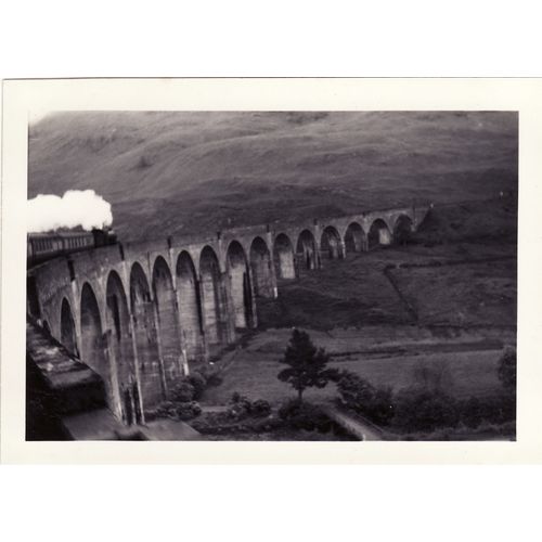 Railway Photo Glenfinnan Viaduct 1956 Mallaig - Fort William Train West Highland