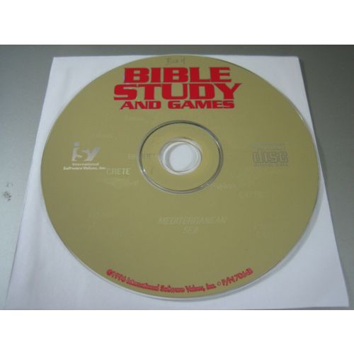Best of Bible Study and Games (PC, 1996) - Disc Only!!!
