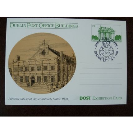 Ireland 1988 Stampa Irish Philatelic Exhibition postcards Dublin PO Buildings