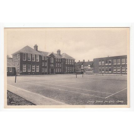 County School for Girls Lewes Postcard East Sussex 36315