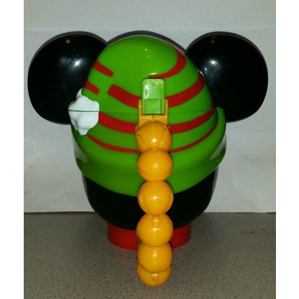 DISNEYLAND MICKEY MOUSE 2015 CHRISTMAS ELF EXCLUSIVE MUG DRINK HOLDER W/ LID~NEW