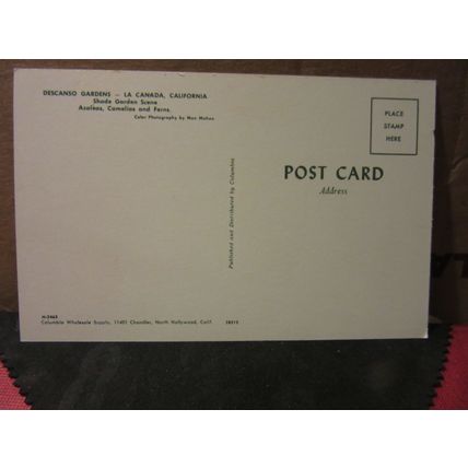 DESCANSO GARDENS, LACANADA, CALIFORNIA, USA unused postcard =