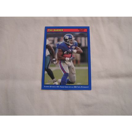 Tiki Barber 2005 Bazooka BLUE NO. 135