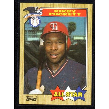 1987 Topps Kirby Puckett All Star Card - Card # 611