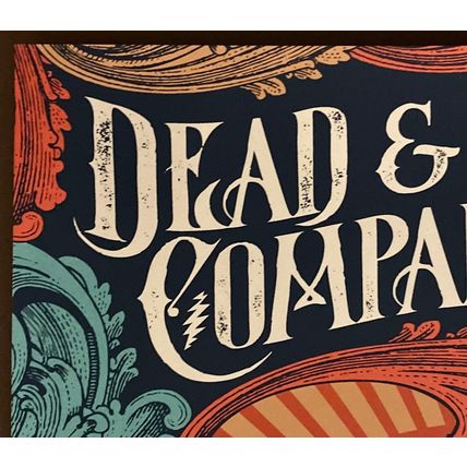 2017 GRATEFUL DEAD & COMPANY MIAMI SURFING BEAR CONCERT POSTER 12/8 #/100 AE S/N