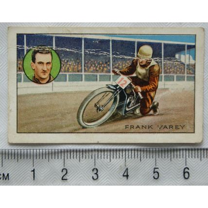 1934 Gallaher's Park Drive Champions No. 41 Frank Varey, speedway