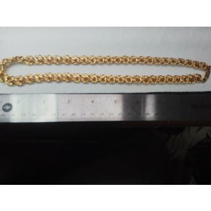 Vintage Necklace - Napier Thick Chain - Gold Tone Metal