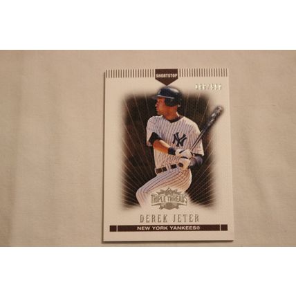 Derek Jeter 2007 Topps Triple Threads SEPIA NO. 112 196/599