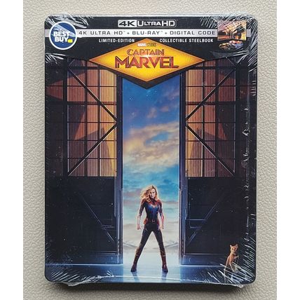 Captain Marvel Best Buy Limited Edition Collectible Steelbook 4K Ultra HD Movie