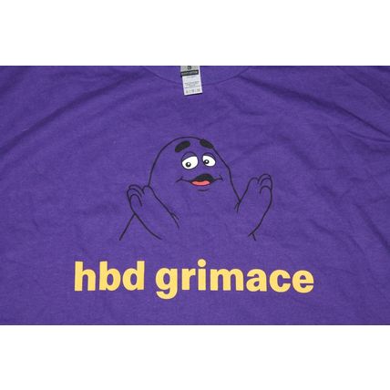 McDonalds Characters Grimace Crew Exclusive Unisex T-Shirt Size XL Purple 2023