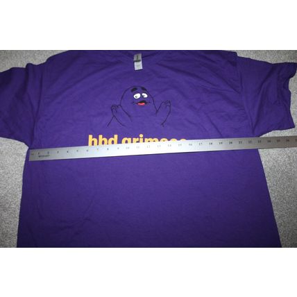 McDonalds Characters Grimace Crew Exclusive Unisex T-Shirt Size XL Purple 2023