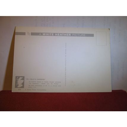 BBC's DR. FINLAY'S CASEBOOK unused postcard =