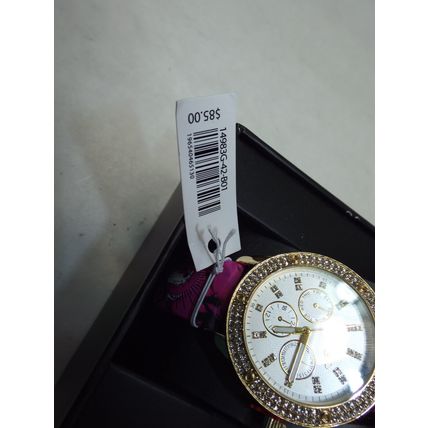 New Womens Ed Hardy Eagle Pink Silicone Strap Watch 38mm Boat Dive MSRP$85