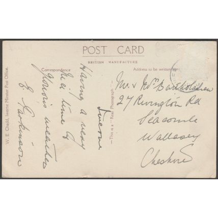 Iwerne House, Iwerne Minster, Dorset, 1930 - Chadd RP Postcard