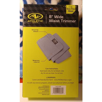 Athletic Works 8 Inch Wide Waist Trimmer-Brand New!
