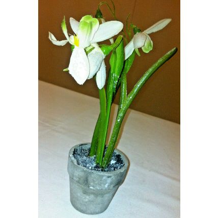 New Paralan Artificial Snowden Flower Pot
