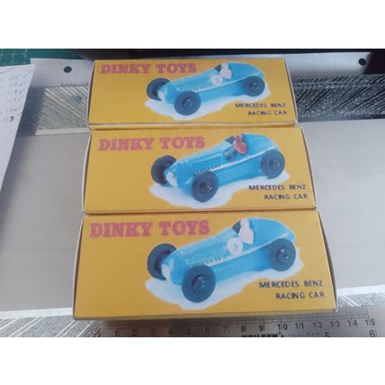 Dinky No23C Mercedes Benz Racing Car - Replica / Repro Box