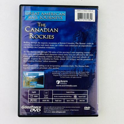 Great American Rail Journeys The Canadian Rockies DVD Train Railroading Video