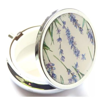 Lavender Pill Box Round 1.8 CM - Christmas Gift