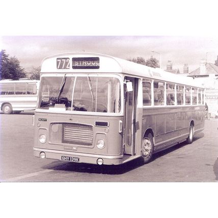 Black & White Photograph of Bristol Omnibus Co. Ltd. - GHY 139K