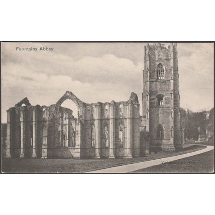 Fountains Abbey, Yorkshire, c.1905 - Valentine's Postcard