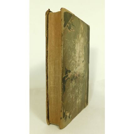 Antique Leather Book Walter Scott Waverley Woodstock 1832 Vol 1 Waverley XL