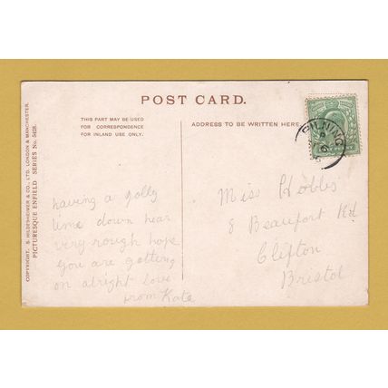 The Lovers Walk, Enfield - Postally Used - Pilning 6th September 1906 Postmark