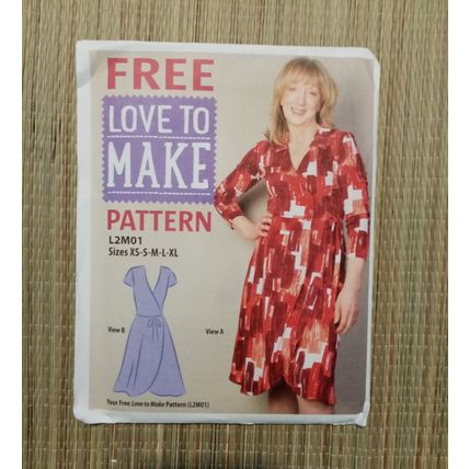 Dress Sewing Pattern Sizes XS-XL Love to Make L2M01