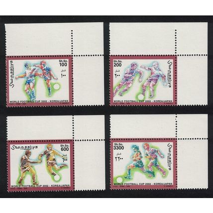Somalia World Cup Football Championship Corners 2002 MNH MI#927-930