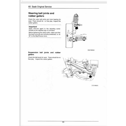 Saab 900 Service Manual 1997 373217 PDF