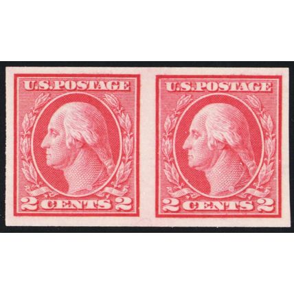 459, Mint SUPERB NH 2¢ Imperforate Coil Pair - Stuart Katz