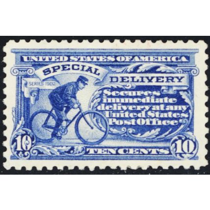 E9, Mint XF Sm HR 10¢ Special Delivery - Very Fresh! - Stuart Katz