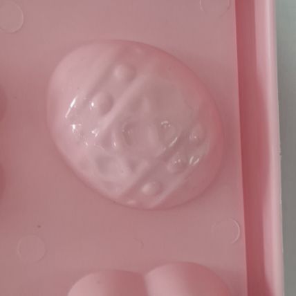 Lot 4 EASTER ICE CUBE TRAYS 12" Plastic Molds Bunny Egg Bunnies Freezer