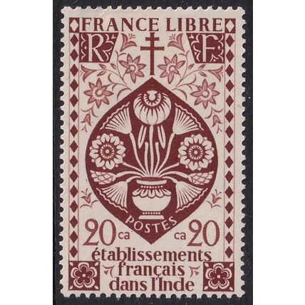 French India 1942 SG 235 MM (C-272 (2))