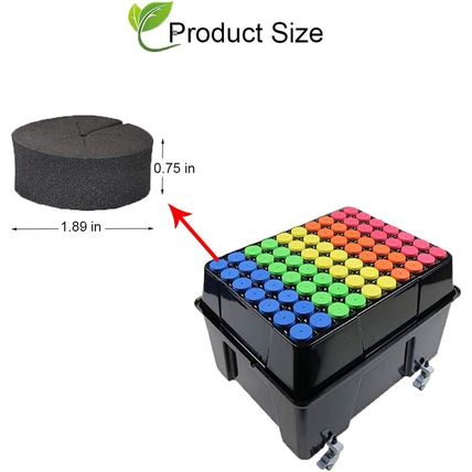 72 Pack Cloning Collars Inserts Premium Grade Foam, Better than Neoprene for Hyd