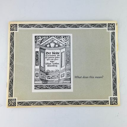 Dr Martin Luther Small Catechism 450th Anniversary Remembrance Booklet