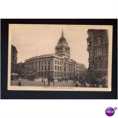 LONDON Central Criminal Court Postcard by W.B. (17)