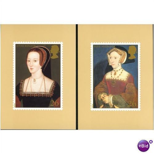 GB PHQ's mint set 1997 - 450th Death Anniv Henry V111