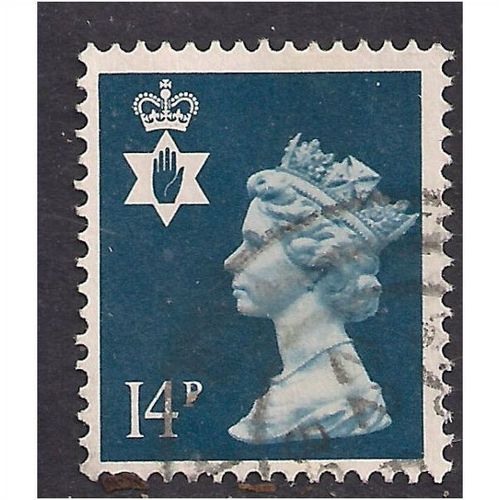 Northern Ireland GB 1981 14p Deep Blue Machin SG N139.(k70 )