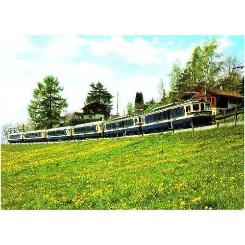 Colour Postcard - Panoramic Express MOB Switzerland