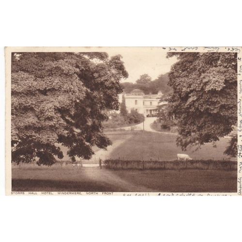 Storrs Hall Hotel,Windermere North Front Cumbria Postcard (CU72171)