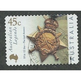 AUS 2000 45c (S/A) 'AUSTRALIAN LEGENDS' FINE USED (EBID48-001)