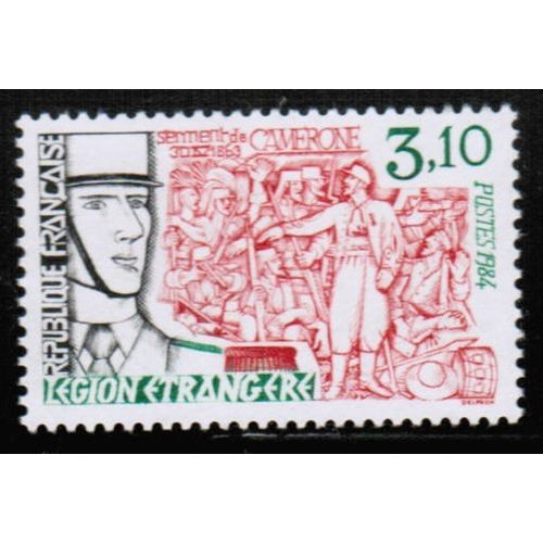 1984 France - Foreign Legion 3.10fr- Sc# 1928 MH