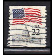 Used 2115a 22c U.S. Flag Fine CNS 17 PA5795