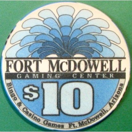 Ft McDowell. $10 Casino Chip. Fountain Hills, AZ. X70.