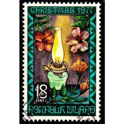 Norfolk Island 1977 Christmas 18c Used Stamp