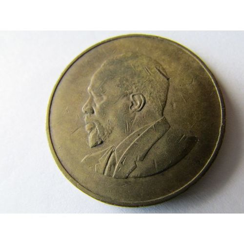 1966 REPUBLIC OF KENYA TEN CENTS - COIN - 2 FREE POST. AS