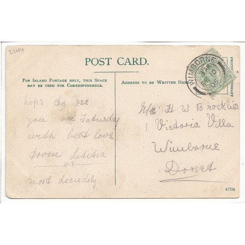 Winchester Cathedral Hampshire 1905 FGO Stuart Postcard 569